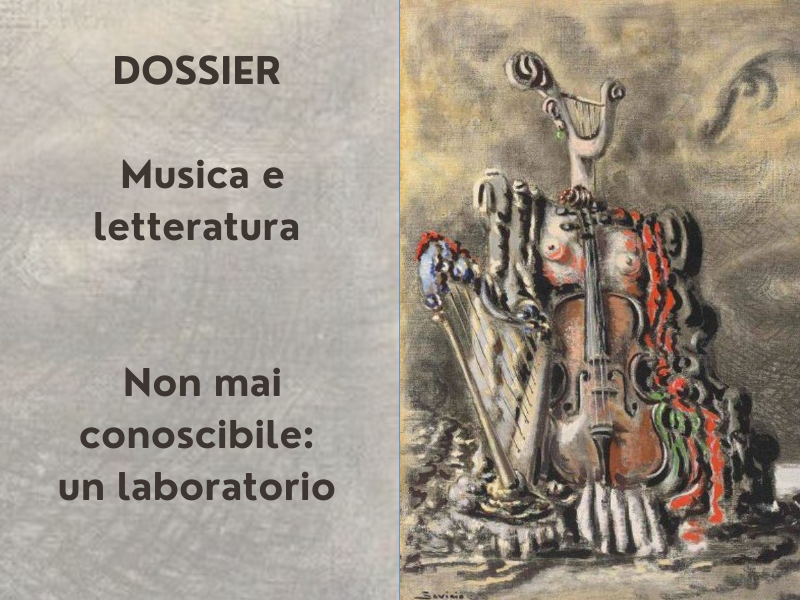 Da ecfrasi a personificazione: la musica in Alberto Savinio e Giorgio Vigolo